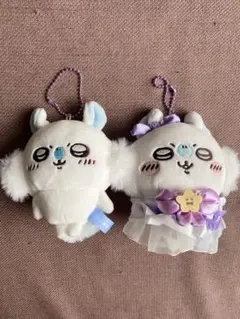 ちいかわ モモンガ マスコット ぬいぐるみ キーホルダー 2点セットのサムネイル