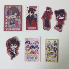 カラフルピーチ ゆあんくん トレーディングカード ステッカー セット