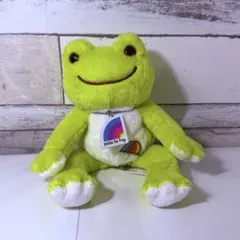 かえるのピクルス マスコット ぬいぐるみ 緑＆オレンジ モーリー