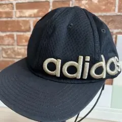 アディダス　メッシュ　キャップ　帽子　サイズ調整　51〜57センチ　サッカー野球