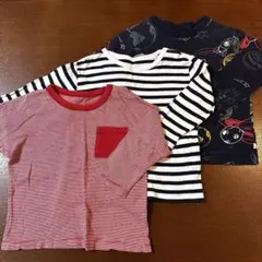 ベビー 長袖Tシャツ UNIQLO 80cm Gap 90cm ボーダー
