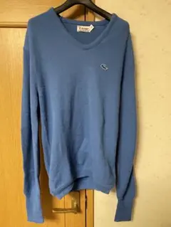 IZOD LACOSTE Vネック ウール ニット (70s) ヴィンテージ