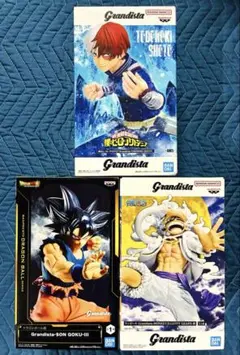 ◇Grandista◇人気フィギュア 孫悟空 ルフィ 轟焦凍 3点セット