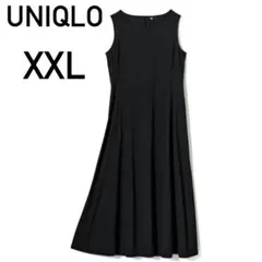 ◆新品◆ユニクロ ウルトラストレッチエアリズムワンピース XXL 黒