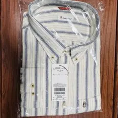 【お値下げ】Hush Puppies ストライプ 長袖シャツ 4L