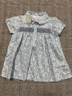 Amaia kids 花柄 半袖スモッキングブラウス　3A新品未使用タグ付き