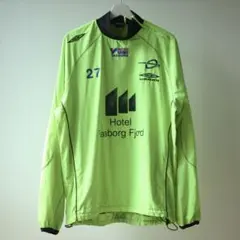 UMBRO ナイロンジャケット 蛍光 ドローコード