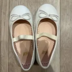 H&M ジュニア バレエシューズ ホワイト