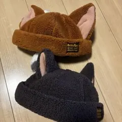 ディズニー　シー　ピーターパン　ロストキッズ　アライグマ　キツネ ファンキャップ