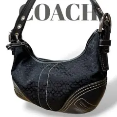 美品　COACH コーチ ワンショルダー サイドソーホー シグネチャー 2154