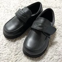 美品　子供　ローファー　黒　17cm フォーマルシューズ　卒園式　入園式　男　女