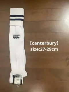 【canterbury】《27~29cm》ホワイト/ネイビー