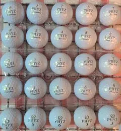 PHYZゴルフPREMIUM.PHYZ5.等混合.25球 美品