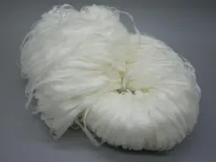 【専用出品】国産 生成 シルパロンリボンテープ(アクリル) 4㎜巾 　380m
