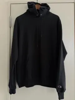 champion（チャンピオン）AUTENTIC 黒パーカー ロゴフーディー