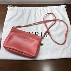 FURLA ロイヤル　ミニショルダーバッグ　ポシェット　ピンク　保存袋付