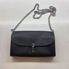 ROSE BUD　ショルダーバッグ　チェーンウォレット　ブラック