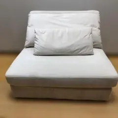 送料無料 美品 イーナ Ehre 一人掛けソファ スエード調 51113