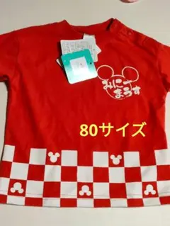 「新品」ミニーマウス 80サイズ Tシャツ 半袖