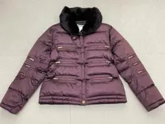 (K11189) SONIA RYKIEL リアルファー付きダウンジャケット