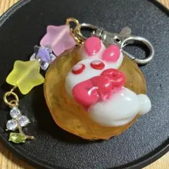 お月様とウサギのチャーム