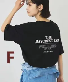 AMERICANHOLIC BARロゴプリントTシャツ Ｆ ブラックのサムネイル