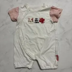 Si Shu Non ロンパース ウサギ ハイビスカス柄のサムネイル