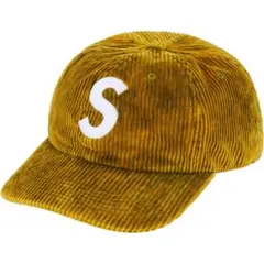【新品】Supreme Corduroy S Logo 6-Panel キャップ