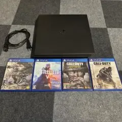 プレイステーション4 pro 1TB ブラック ソフト4本付き
