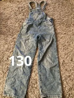 H&M デニムオーバーオール 130