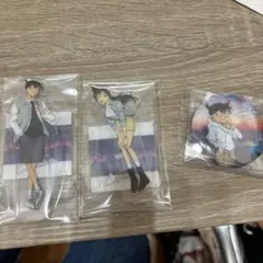 コナン 一番くじアクリルスタンド &缶バッチセット
