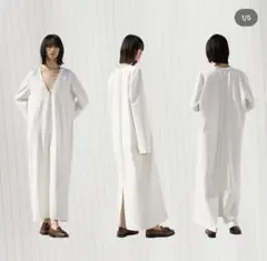 imperf.】Long Sleeve Rib Cardigan Ecru - メルカリ