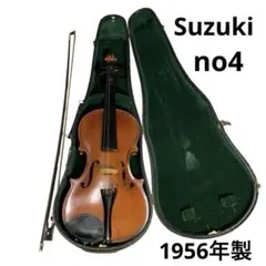 弦新品 1987製スズキ3/4バイオリン オーベルト駒＆杉藤弓 S400希少手書