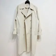 無印良品 MUJI 撥水トレンチコート XL アイボリー オーバーサイズ　春
