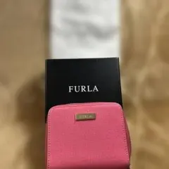 FURLA ピンク 二つ折り財布