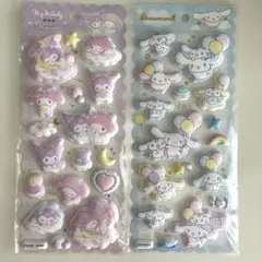 正規品　もちもちマシュマロシール　サンリオ　シナモロール　マイメロ　クロミ