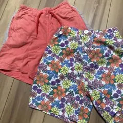 女の子ハーフパンツ　2点まとめ売り