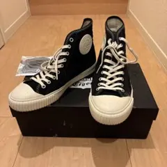 オニツカタイガー　ハイカットスニーカー黒　28cm