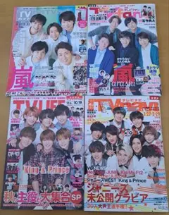 TVLIFE TVNavi TVfan TVガイド 4冊 セット