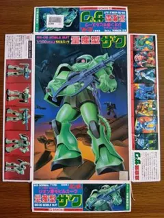 1/100 MS-06 量産型ザク プラモデル 箱のみ