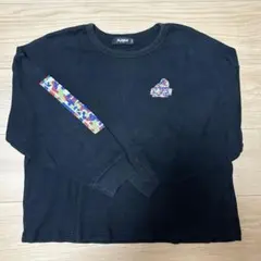 エクストララージキッズ　ワッフル　ロンT