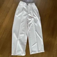 EMMA CLOTHES プリーツ ワイドパンツ