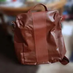 メ*3様 ブラウン レザーリュック・バックパック