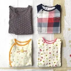 【4点まとめ売り】新生児／ロンパース／50-70