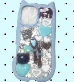 早い者勝ち♡ iPhone16 ケースデコ チョコミント♡ 平成女児 量産型
