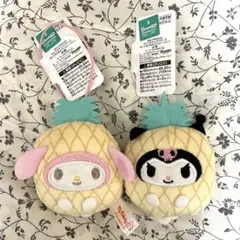サンリオ フルーツ着ぐるみ マスコット パイン クロミ マイメロ