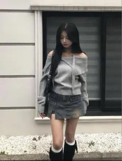 デニム ミニ スカート emmy