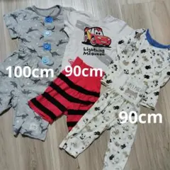 パジャマ まとめ売り 男の子 女の子 キッズ 80 90 半袖 腹巻き カーズ