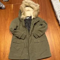 GLOBAL WORK 中綿コート M オリーブグリーン