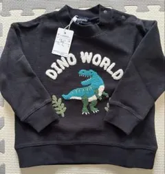 クレードスコープ⚫︎恐竜刺繍トレーナー⚫︎90サイズ⚫︎新品タグ付き